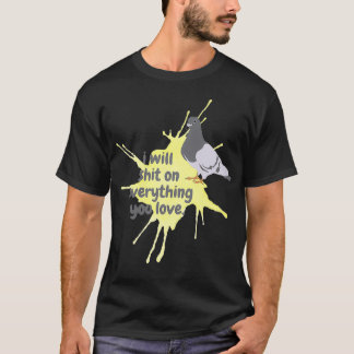 T-shirt engagement pigeon