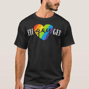T-shirt Engayging LGBT Pride Engagé Gay Bridesmaid