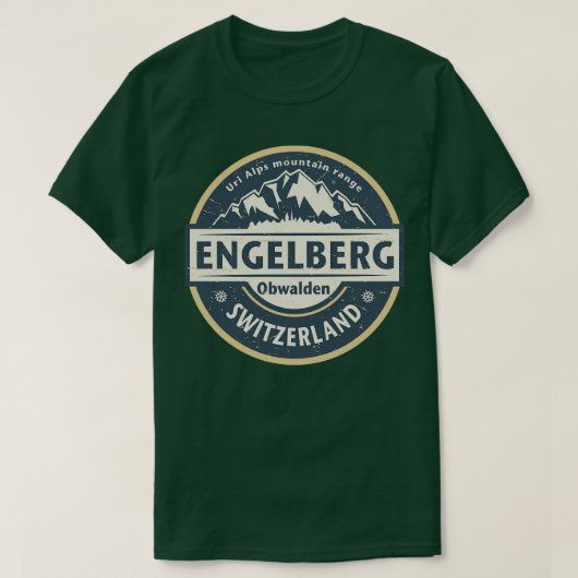 T-shirt Engelberg Suisse (Design devant)