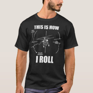 T-shirt Engin CH47 pilote d'hélicoptère CH47 Chinook