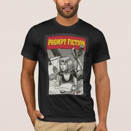 T-shirt engine9 - Prompt Fiction T Shirt (Devant)