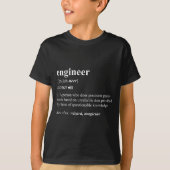 T-shirt Engineer Definition Funny Engineering Mechanical C (Devant)
