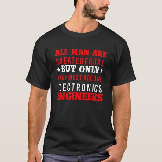 T-shirt Engineer Engineering Biomedical Electrician Design (Devant)