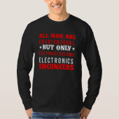 T-shirt Engineer Engineering Biomedical Electrician Design (Devant)