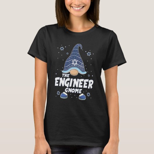 T-shirt Engineer Gnome  Hanukkah Family Matching for men w (Devant)