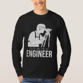 T-shirt engineer joke    text  humour  engineer (Devant)