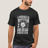 T-shirt Engineer Solving Problems Funny Engineering (Devant)