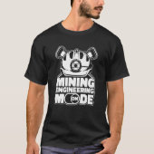T-shirt Engineering Hard Hat Mechanical Aerospace Mining E (Devant)
