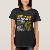 T-shirt Engineers Brain industrial engineering Computer ci (Devant)
