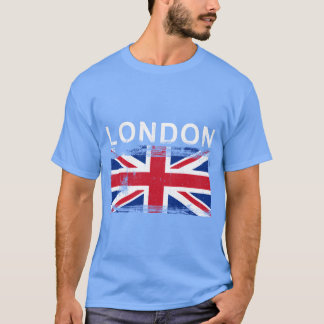T-shirt England London City Flag family