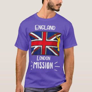T-shirt England London Mormon LDS Mission Missionary