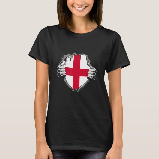 T-shirt England St George's Cross Flag (Devant)