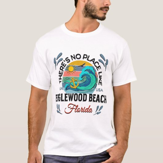 T-shirt Englewood Beach, Floride (Devant)