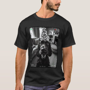 T-shirt English Cocker Spaniel Attrape le Père Noël sur Ca