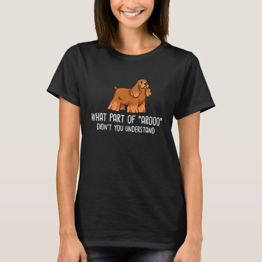 T-shirt English Cocker Spaniel Dog  Puppies Owner   1 (Devant)