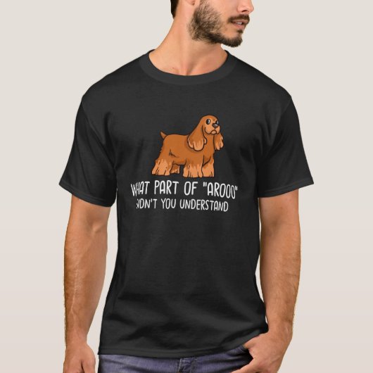 T-shirt English Cocker Spaniel Dog  Puppies Owner   1 (Devant)