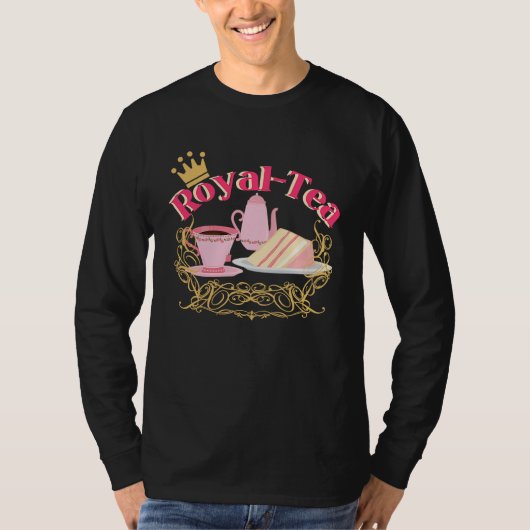 T-shirt English Tea Party Royalty Pun Tea (Devant)
