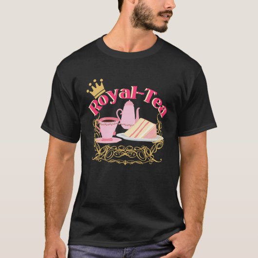 T-shirt English Tea Party Royalty Pun Tea (Devant)