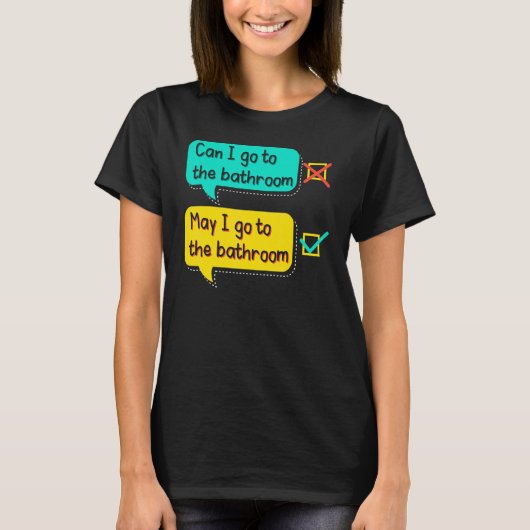 T-shirt English Teacher Grammar Teaching School Grammarian (Devant)