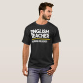 T-shirt English Teacher Original Influencer High Middle Sc (Devant entier)