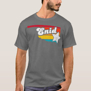 T-shirt Enid Oklahoma Vintage Souvenir désorganisé 2