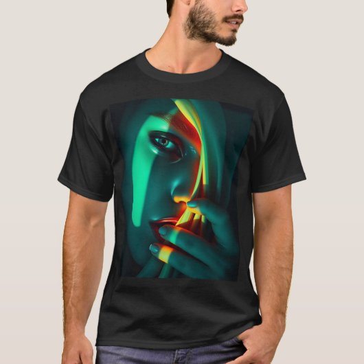 T-shirt Enigma : A Portrait d'Intrigue (Devant)
