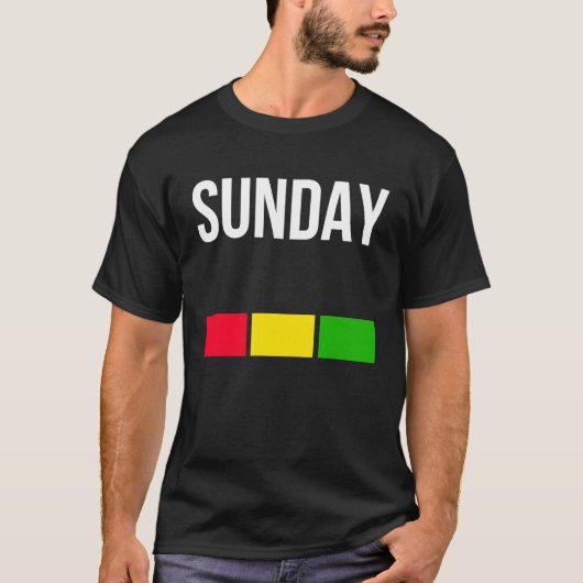 T-shirt Enjoy Cool Sunday Mood Illustration  Graphic Desig (Devant)
