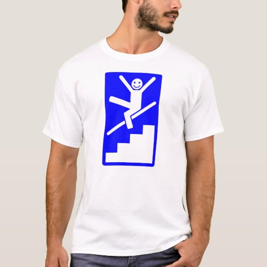 T-shirt Enjoy glissant en bas des rampes (Devant)