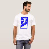 T-shirt Enjoy glissant en bas des rampes (Devant entier)