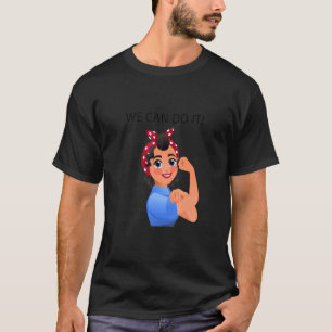 T-shirt Enjoy We Can Do It Happy Women's Day 8 mars Carte