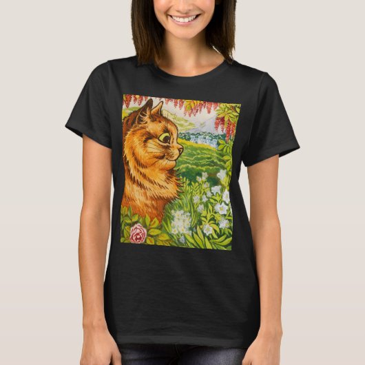 T-shirt Enjoying the View by Louis Wain (Devant)