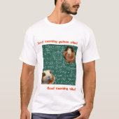 T-shirt Enkel T-shirt, Vit T Shirts Marsvin Guinea pig (Devant)