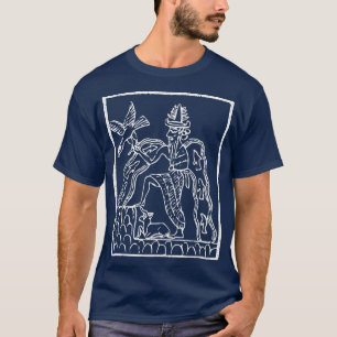 T-shirt Enki Sumérien Mythologie Dieu Annunaki Ancien Roi