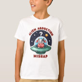 T-shirt Enlèvement d'Alien amusant Mishap - Vache confuse  (Devant)