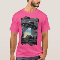 Enlèvement d'Alien sur soucoupe volante