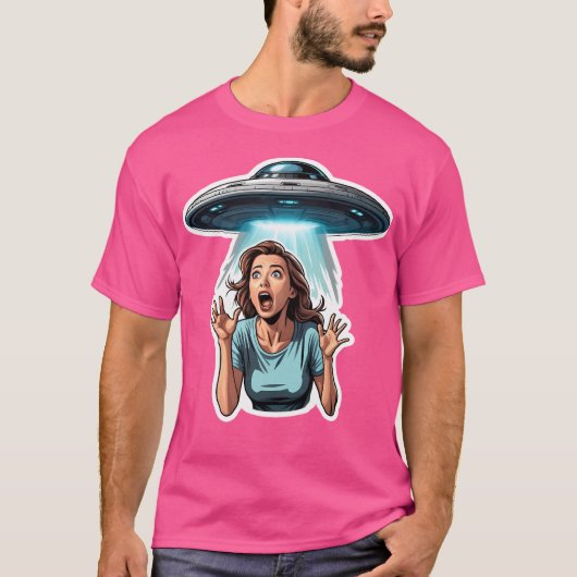 T-shirt Enlèvement d'Aliens (Devant)