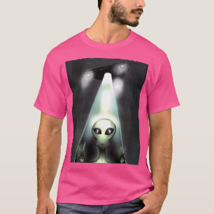 T-shirt Enlèvement d'Aliens par le triangle Ufo