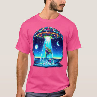 T-shirt Enlèvement de sirène Alien Invasion Funny Ufo Spac