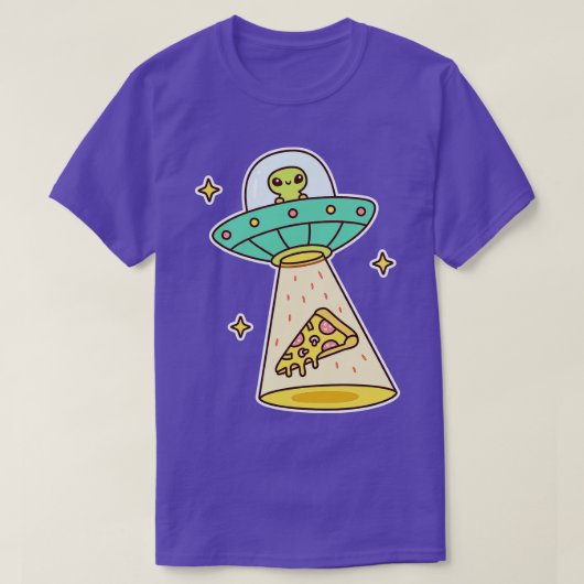 T-shirt Enlèvement Pizza Funny (Design devant)