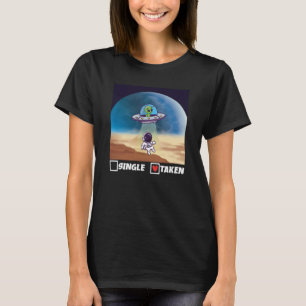 T-shirt Enlèvement unique OVNI Valentine's Day Alien S