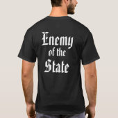 T-shirt Ennemi de l'état (Dos)