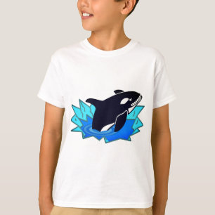 T-shirt Ennemi de l'orque, du poisson et du manchot