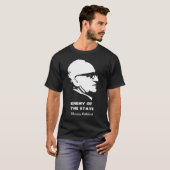 T-shirt Ennemi de Murray Rothbard de l'état (Devant entier)