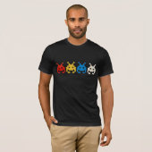 T-shirt Ennemis de l'Espace (Devant entier)