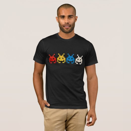 T-shirt Ennemis de l'Espace (Devant entier)