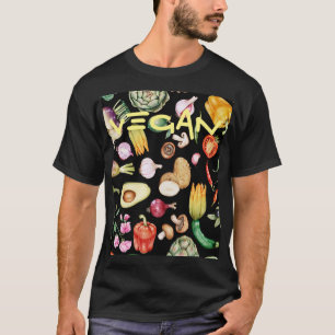 T-shirt Énoncé végétal Éthique Type de légumes vivants