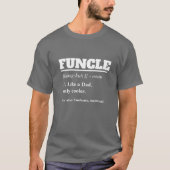 T-shirt Énonciation drôle - oncle drôle de Funcle (Devant)
