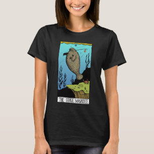 T-shirt énorme d'obscurité du lamantin des femme