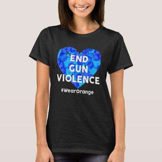 T-shirt Enough End Gun Violence Awareness Day Wear Orange (Devant)