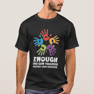 T-shirt Enough End Gun Violence Protect Our Children Orang